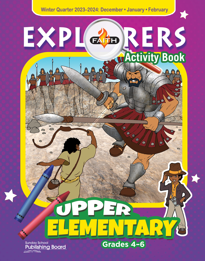 Publishing　Elementary　Activity　Explorers　School　Upper　Sunday　(Grades　4-6)　Book,　Faith　Board